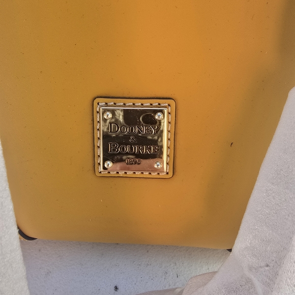 Dooney & Bourke Yellow Tote Bag - Picture 3 of 4